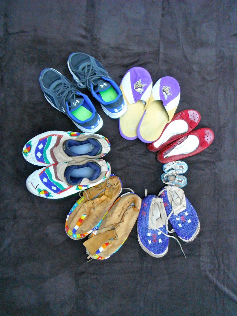 Footwear from teenagers then young adults