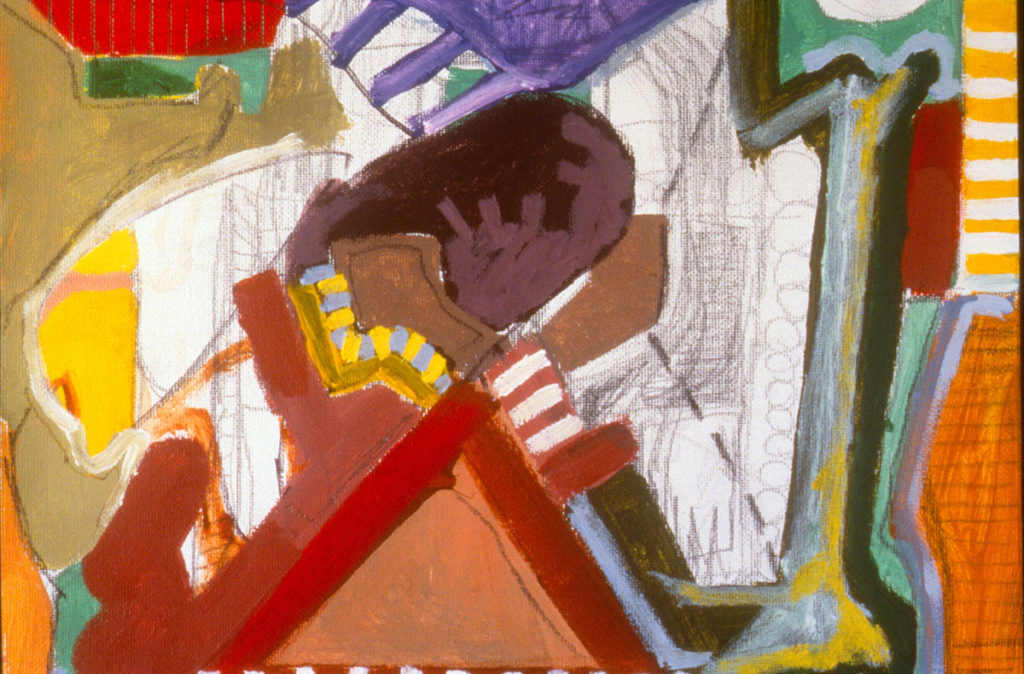 Untitled | 2002 | Acrylic on canvas | 1’ x 1’